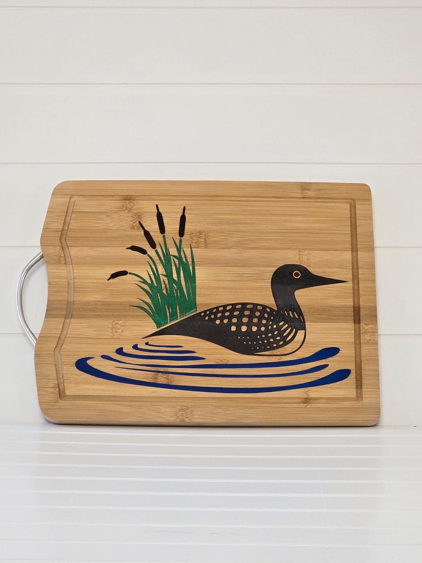 MN Loon Cutting Board