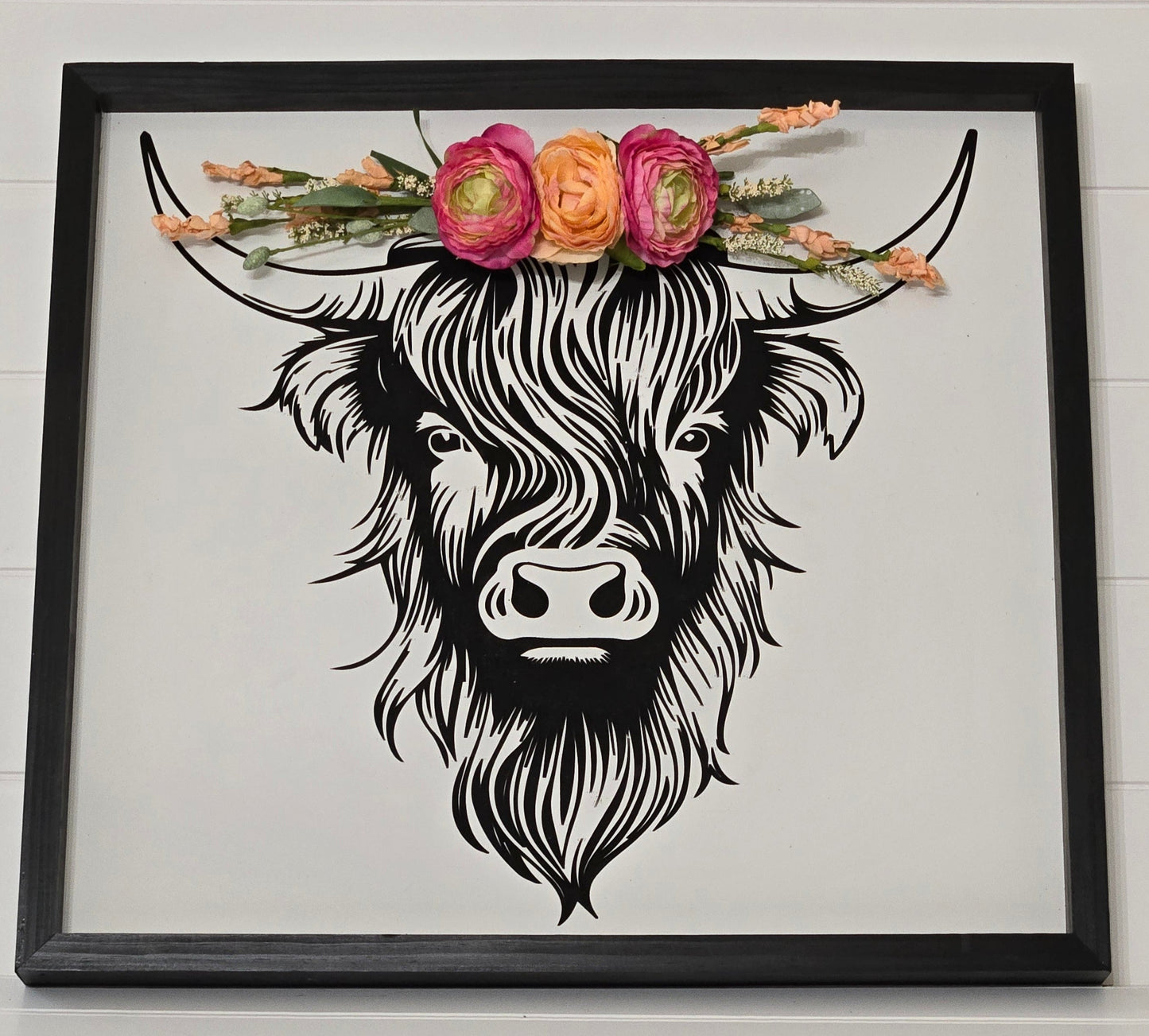 Highland Cow / Flower