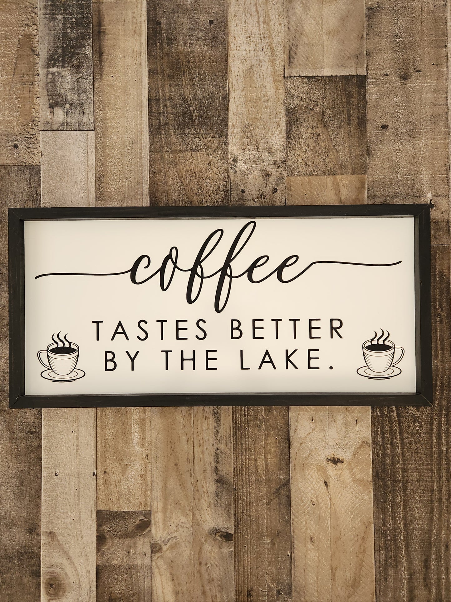 Coffee Taste Better By The Lake
