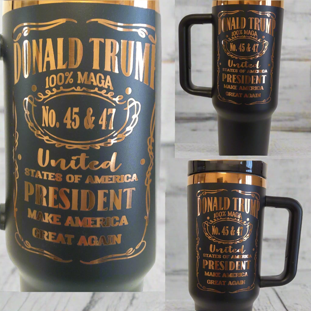 Donald Trump 45 & 47 40oz Tumbler
